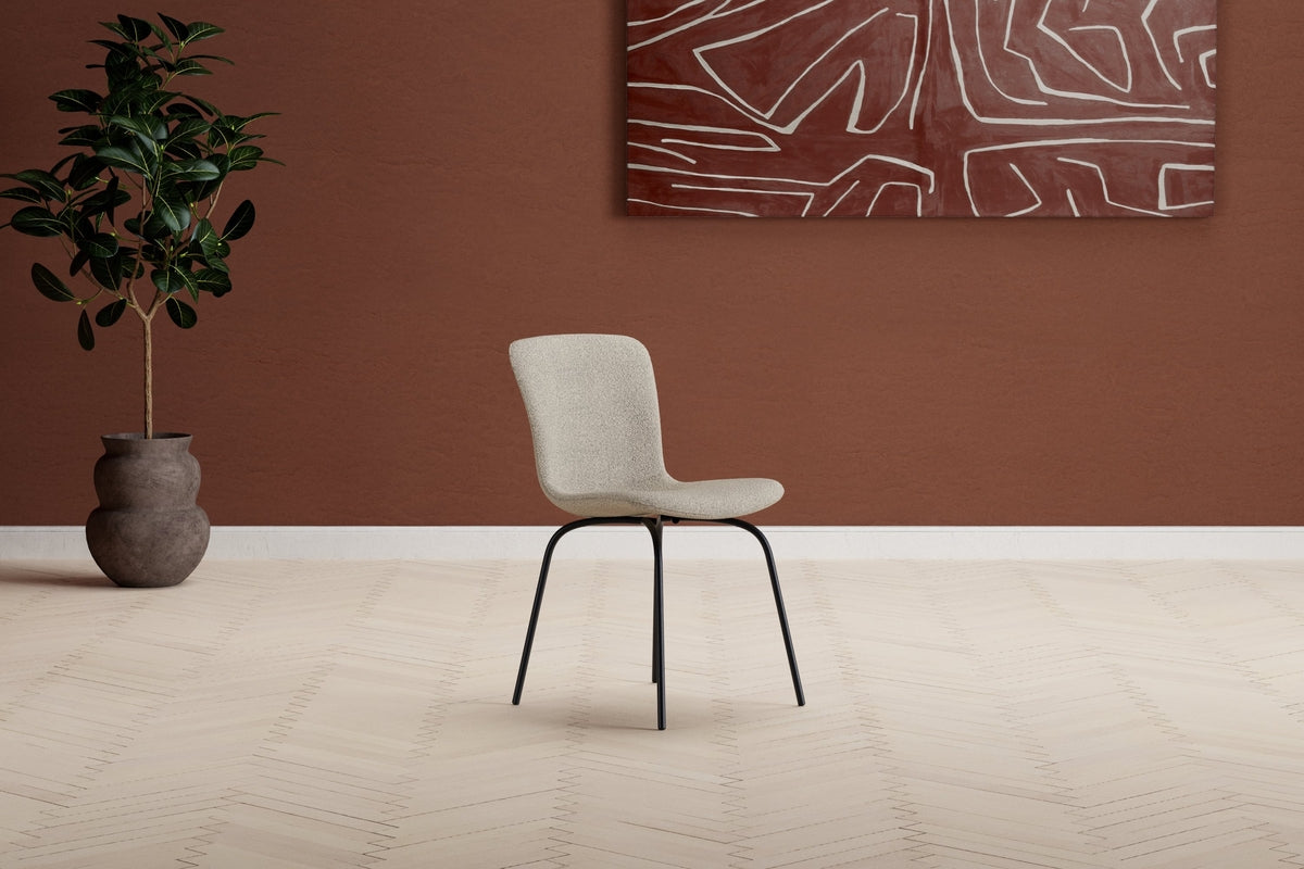 Rebellenclub Daldal Eetkamerstoel - Set van 2 - Beige