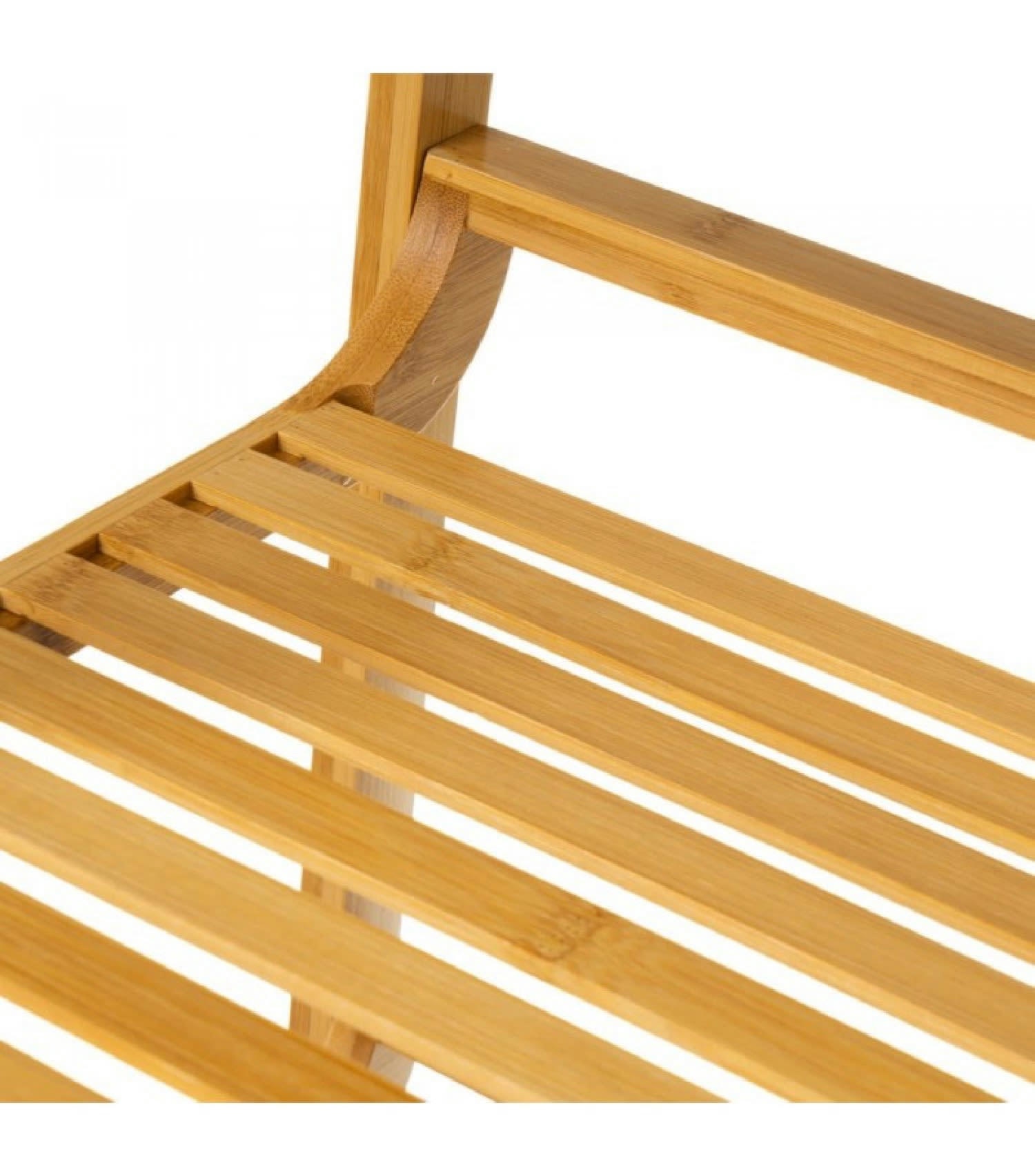 BAMBOU - Étagère salle de bain bambou 3 étages