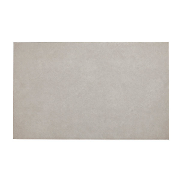 Carrelage mural intérieur effet béton gris clair mat L.40 x l.25 cm x ép.8,8 mm, Cimenti