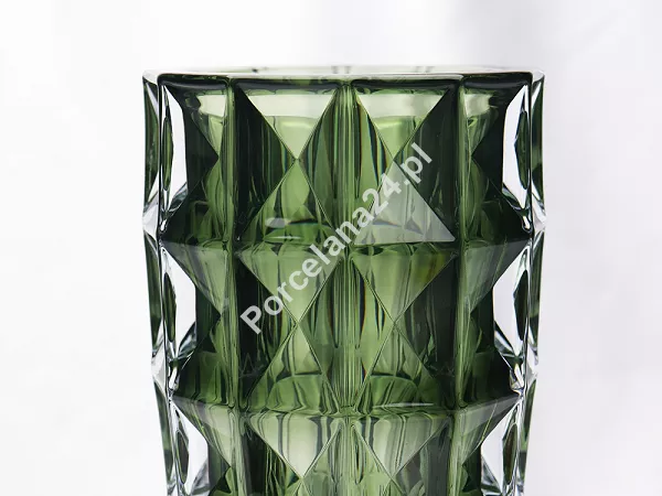 Wazon 28 cm Bohemia - DIAMOND SMOKEY GREEN 4SB.DISG.114990