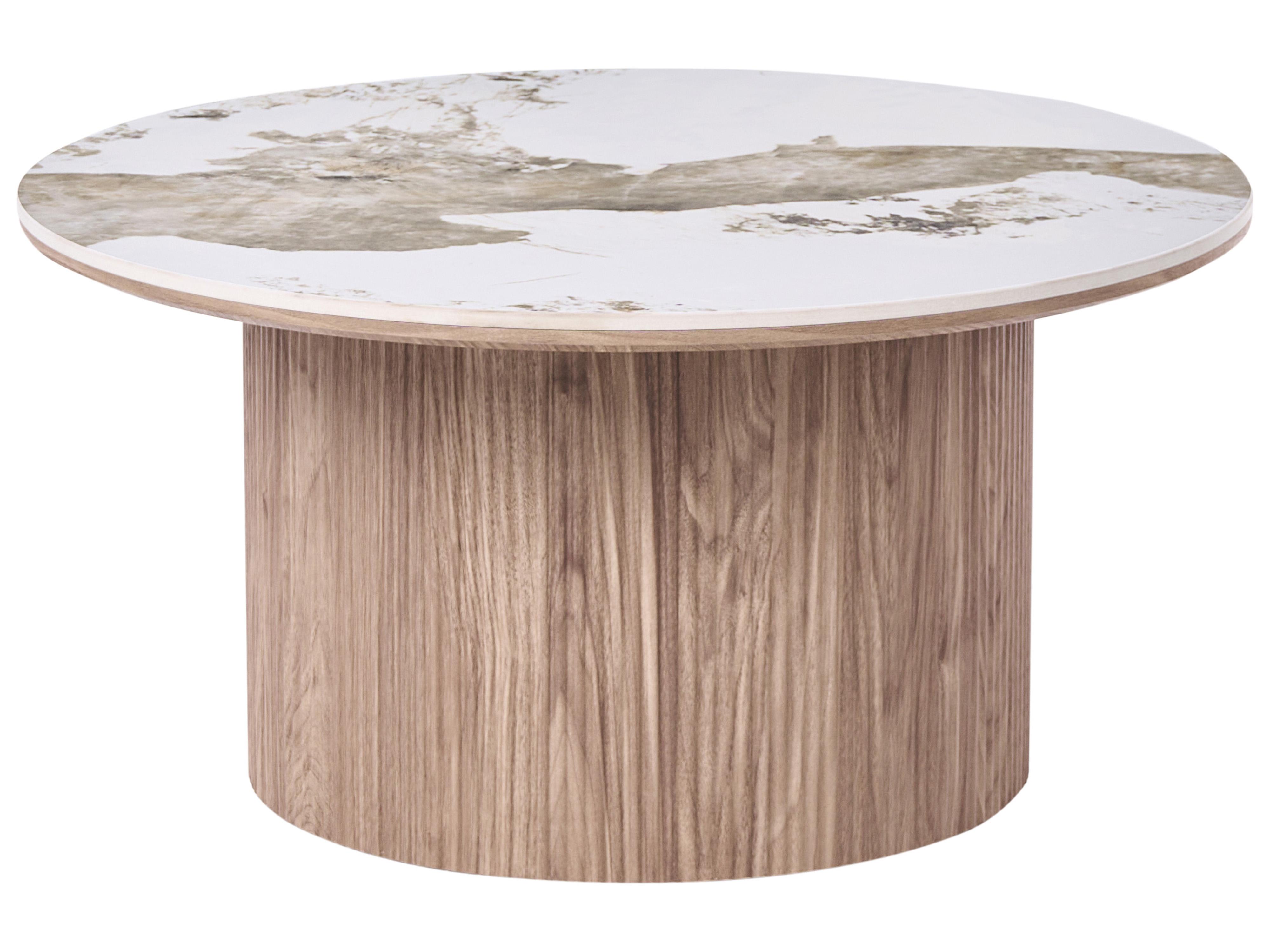 Coffee Table DORA Ceramic Brown