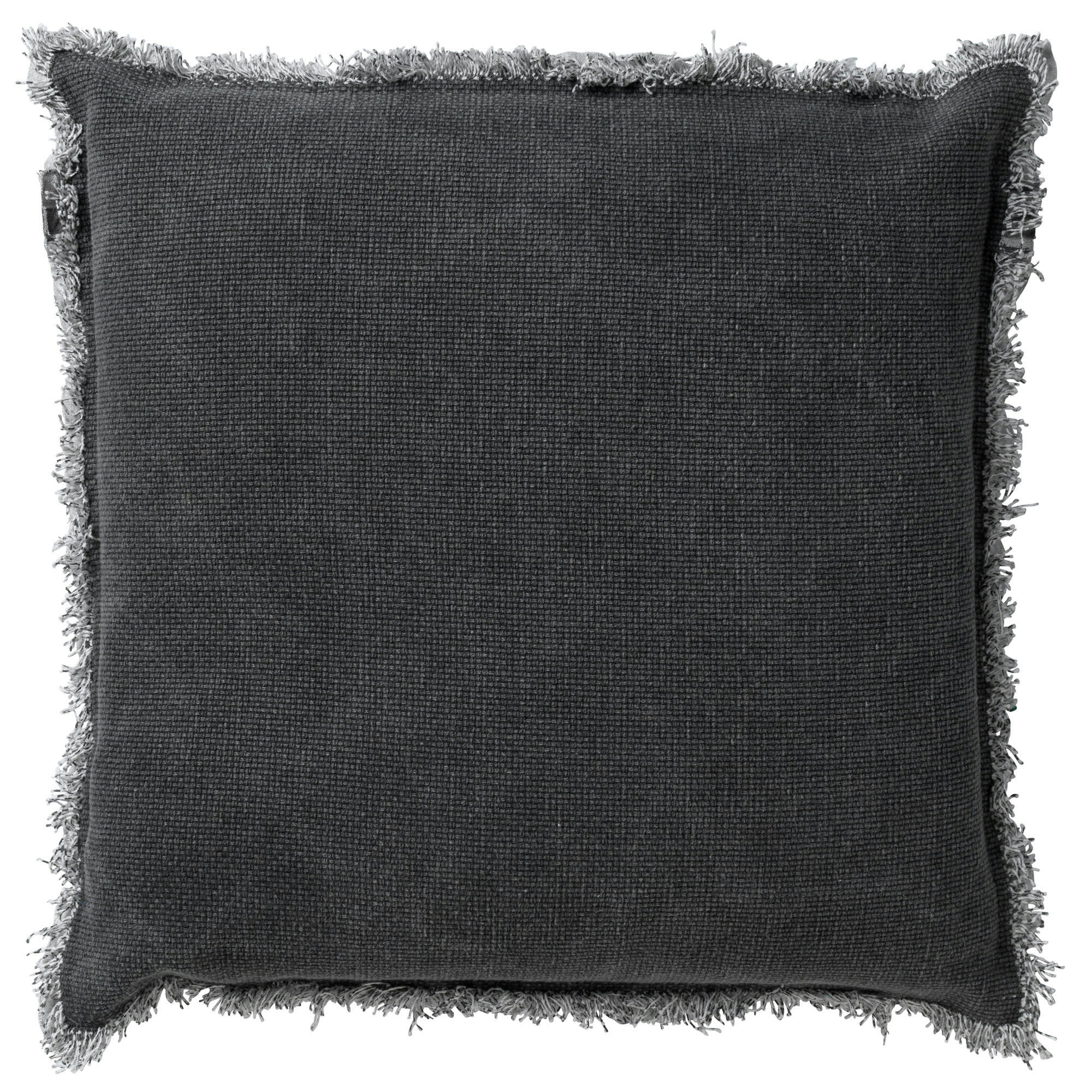 - Housse de coussin gris en coton-45x45 cm uni