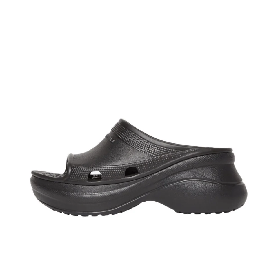 Balenciaga Pool Crocs Rubber Platform Slippers  Slide Sandal