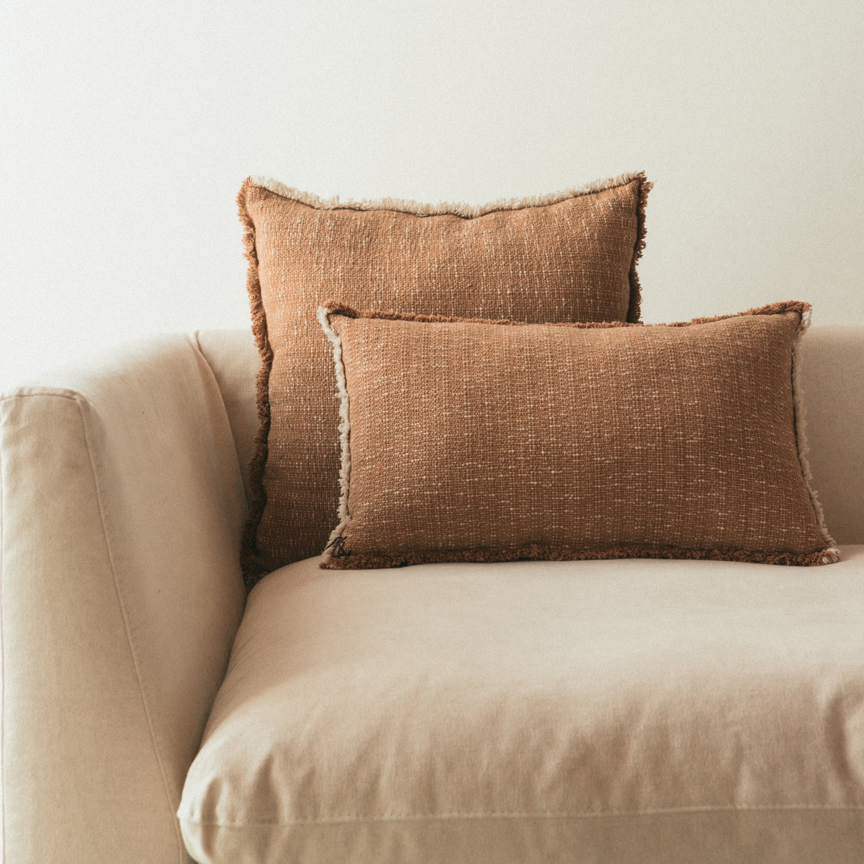 Lorena Canals Handloom Sierkussen 30 x 50 cm - Oker