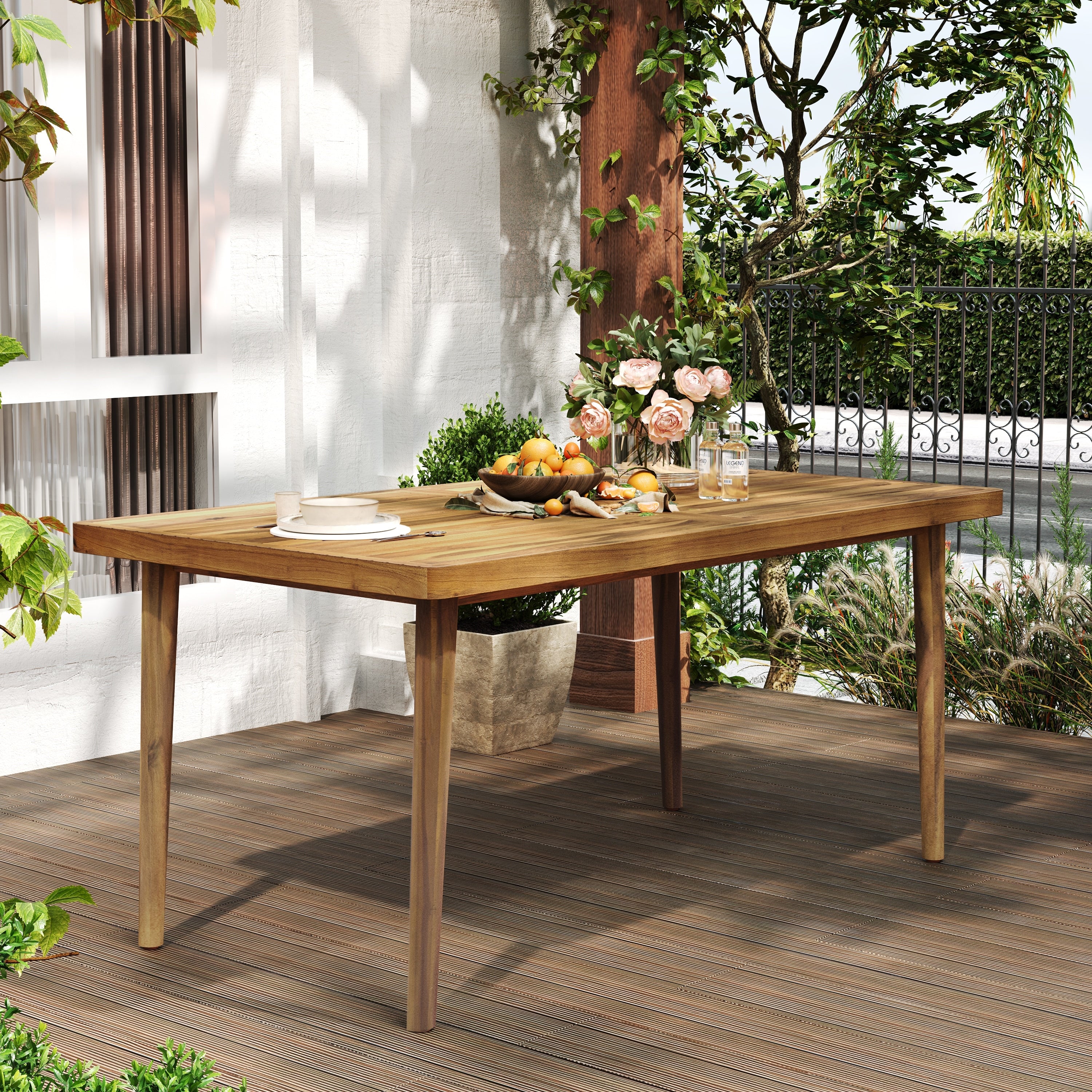 Christopher Knight Home - Liam Acacia Outdoor Dining Table
