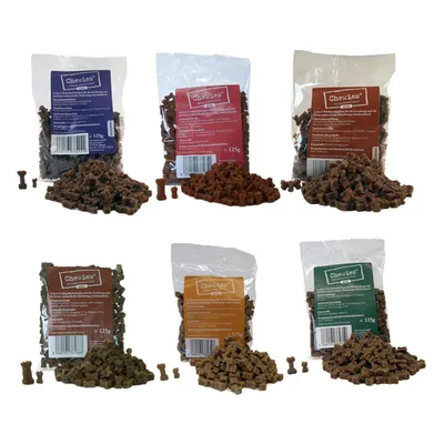 Chewies Mini Bone Treats Mixed Pack 6 x 125g