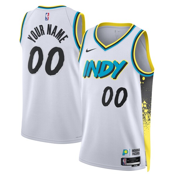 Indiana Pacers Nike Unisex 2024/25 Custom Swingman Jersey - City Edition - White