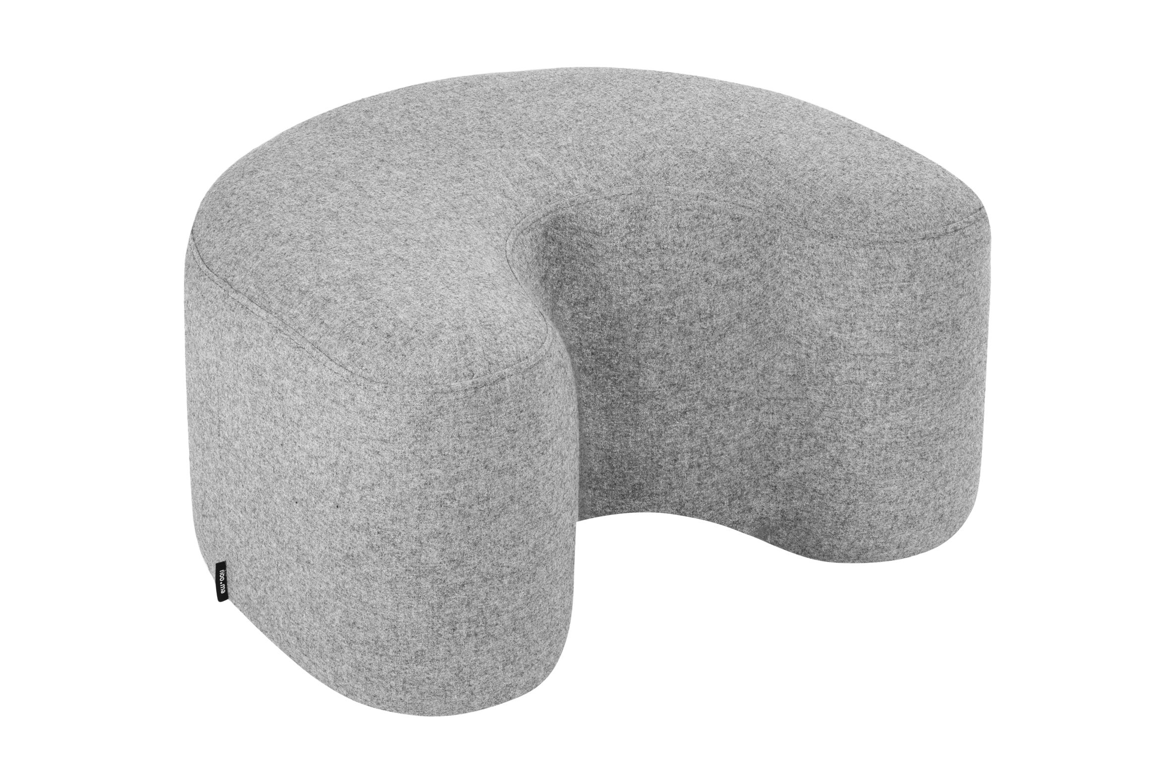 noo.ma Ü Poef - Universal Grey Wool