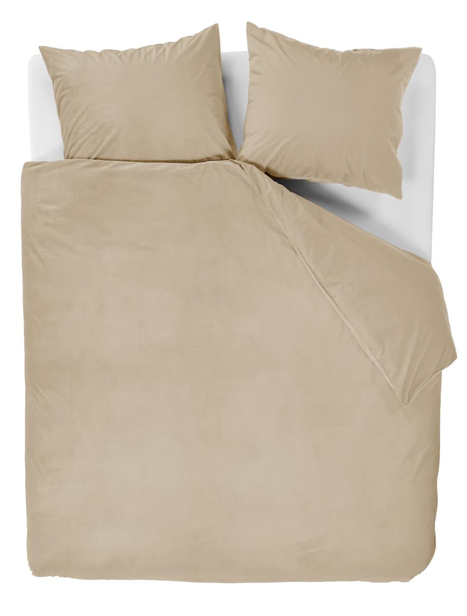 At Home by Beddinghouse Cosy Corduroy dekbedovertrek - Effen - Lits-jumeaux - 240x200/220 cm - Off-white