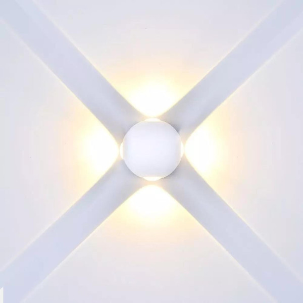 Kinkiet 834biały LED 1x4W 440lm wym:11,2x11,2x3cm IP65 V-TAC