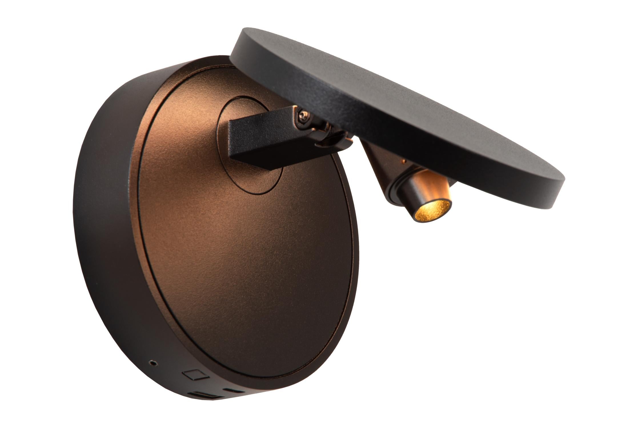 Lucide Premium UFOR Wandlamp - Zwart