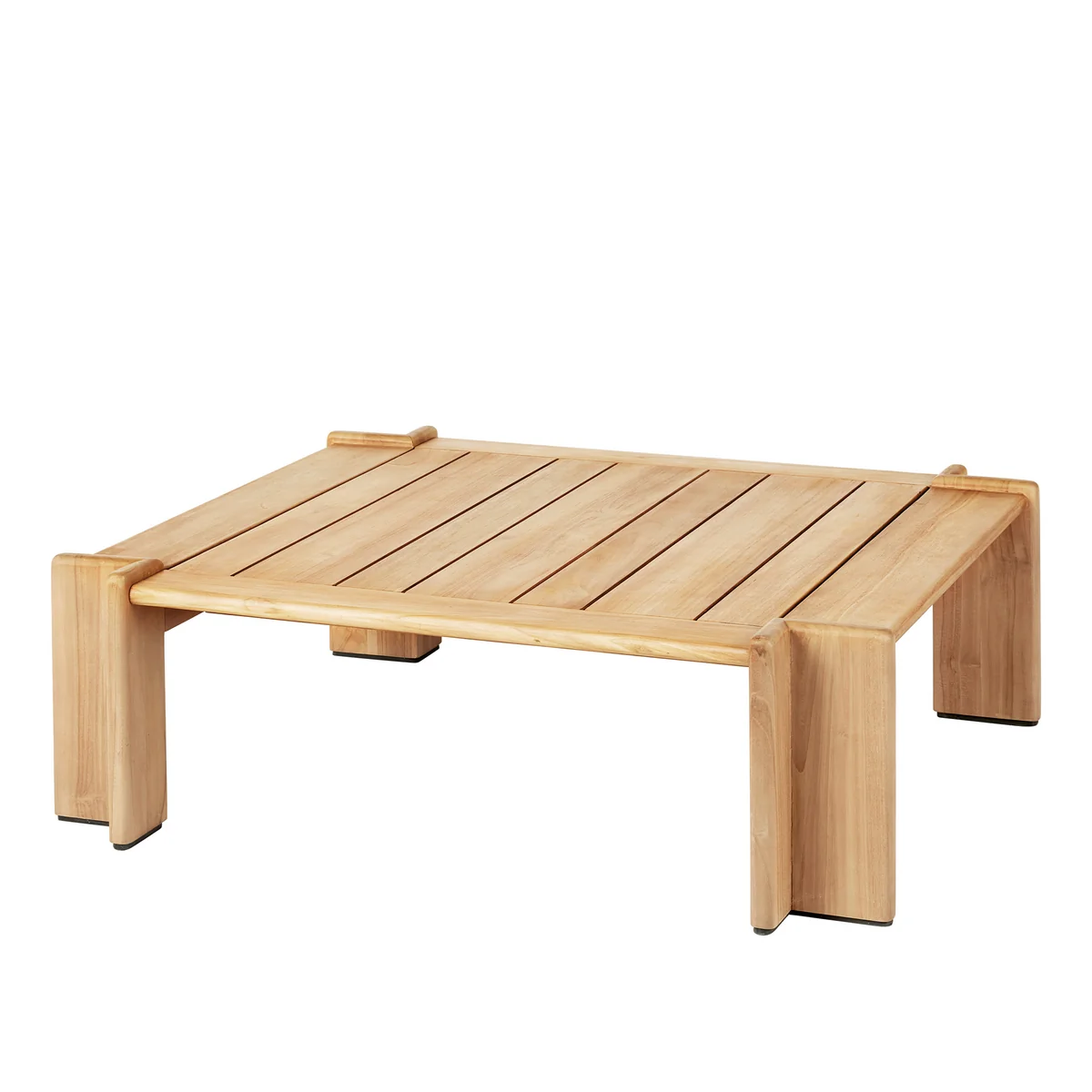 Gubi - Atmosfera Outdoor Beistelltisch, 100 x 113 cm, natur