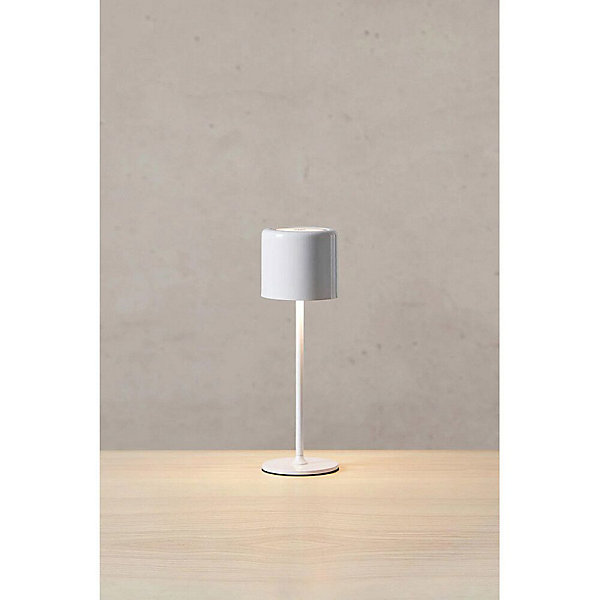 Lampe de table rechargeable 2W, 100 lm, 3000K, IP44, blanche - Markslöjd - Filo