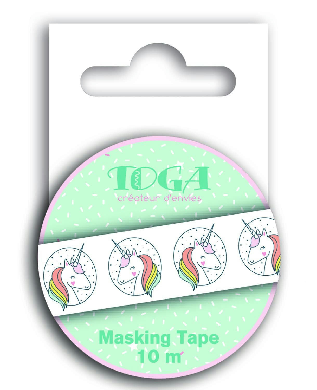 - Masking tape motif licorne