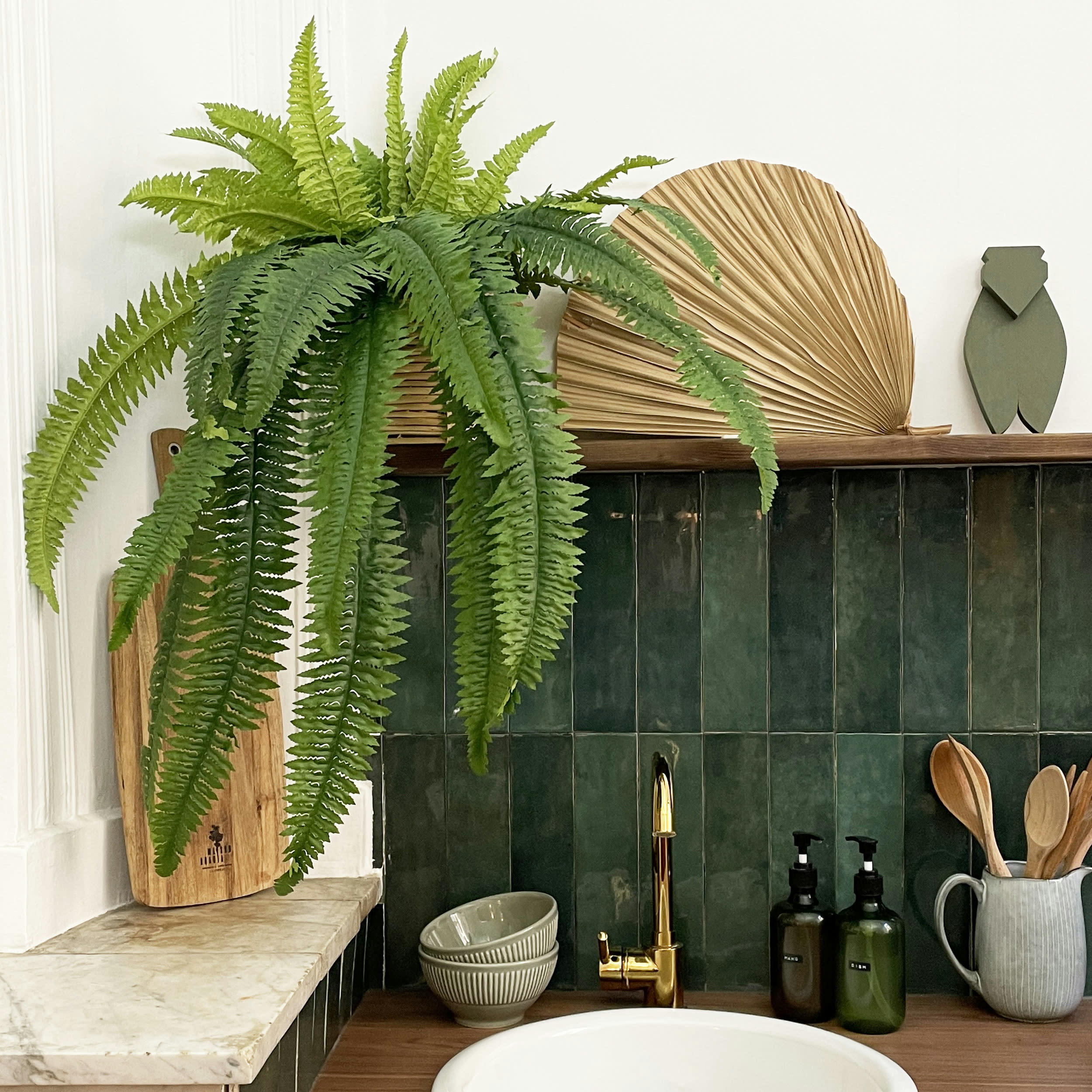 - Fougère artificiel en bouquet 100cm