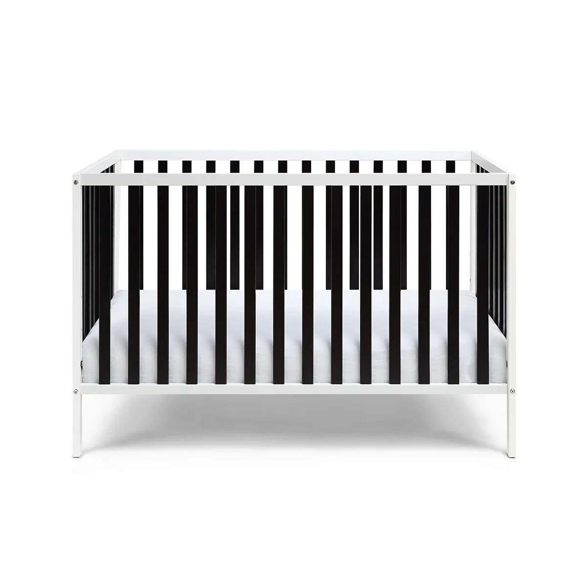 Baby Cache Deux Remi 3-in-1 Convertible Island Crib White/Black