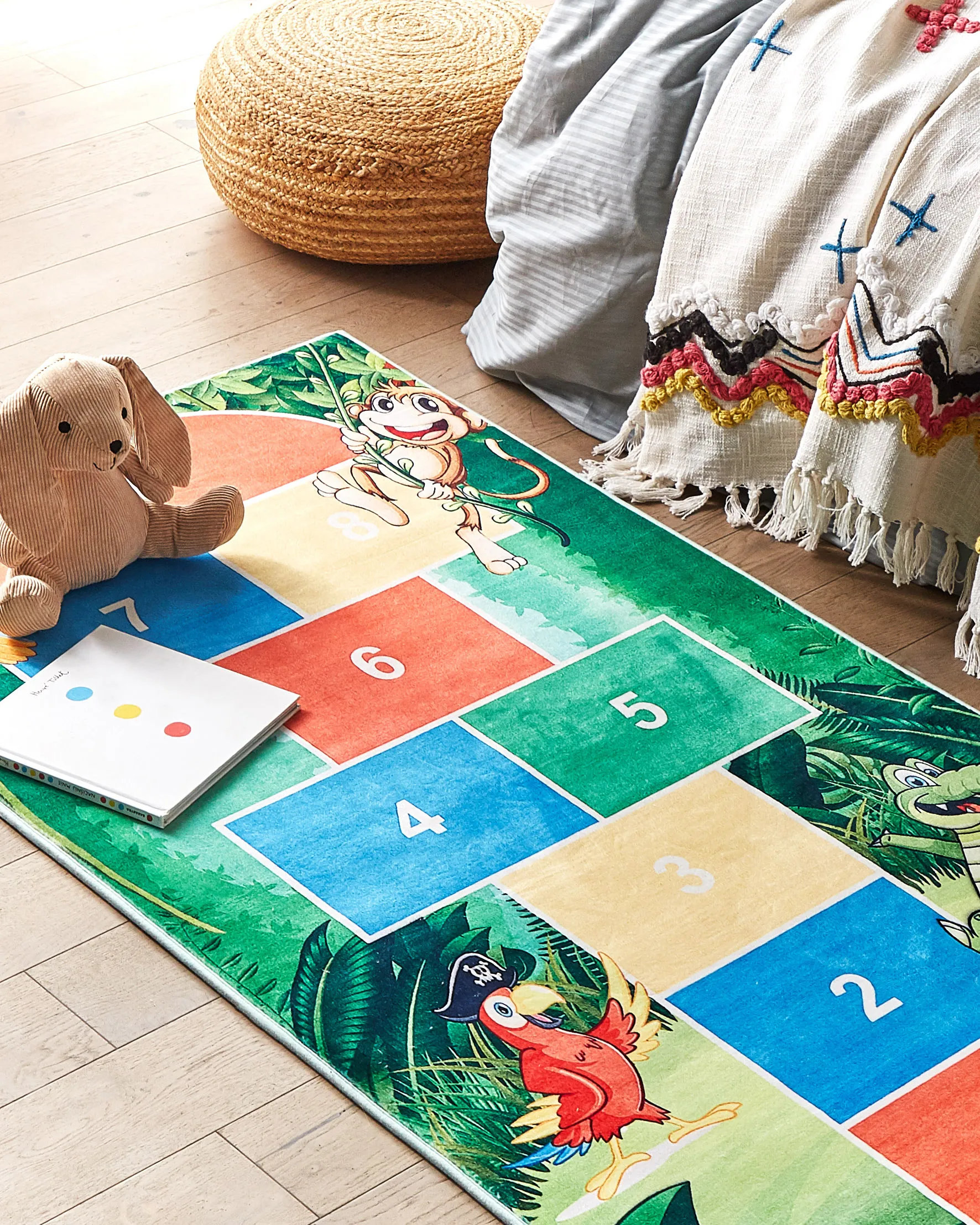Kids Rug BABADAG Green 80 x 150 cm