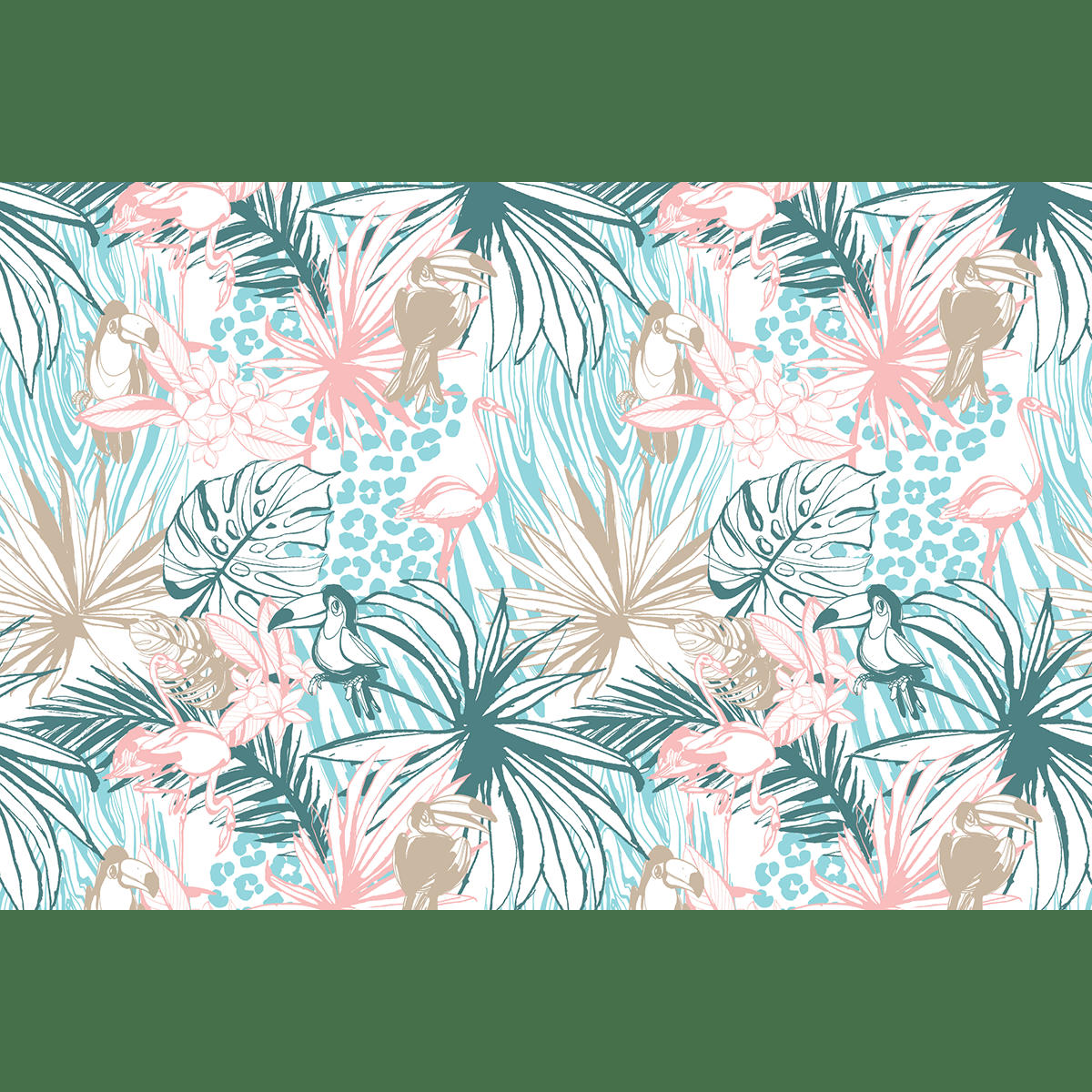 - Sticker meuble tropical fatea 40x60cm