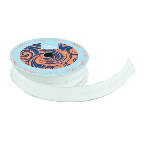 Makr Ribbon, For Love for Life Satin- 16mmx4.5m