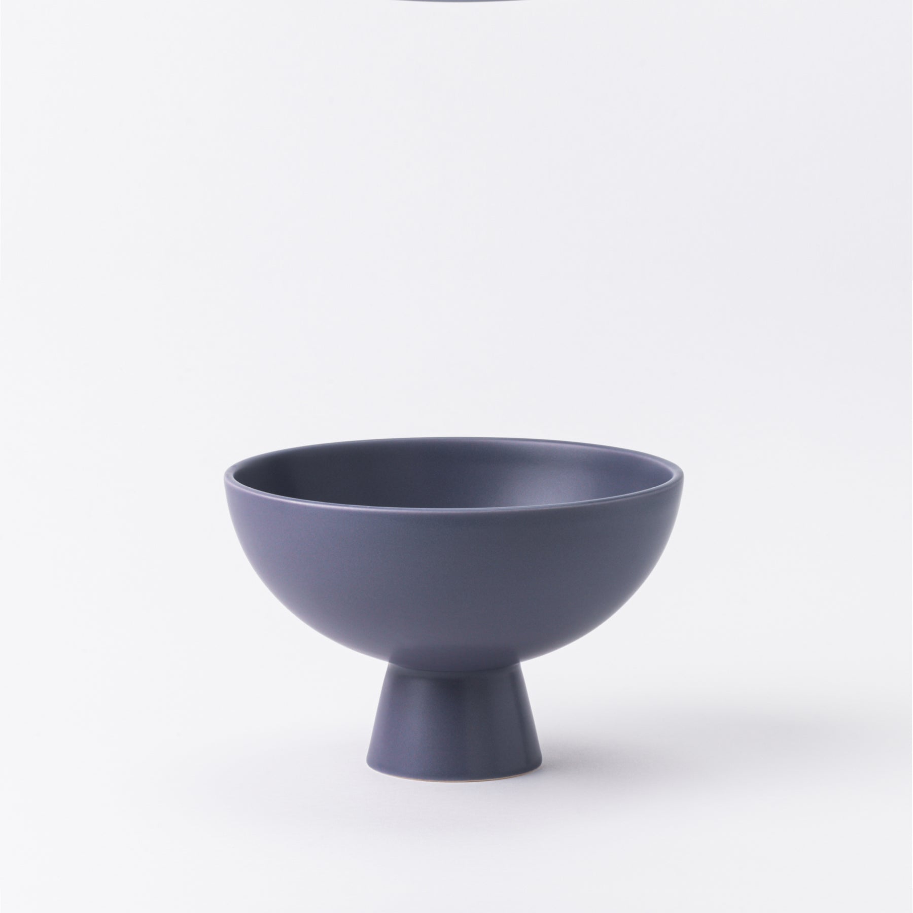 Large Purple Ash Statement Pedestal Bowl