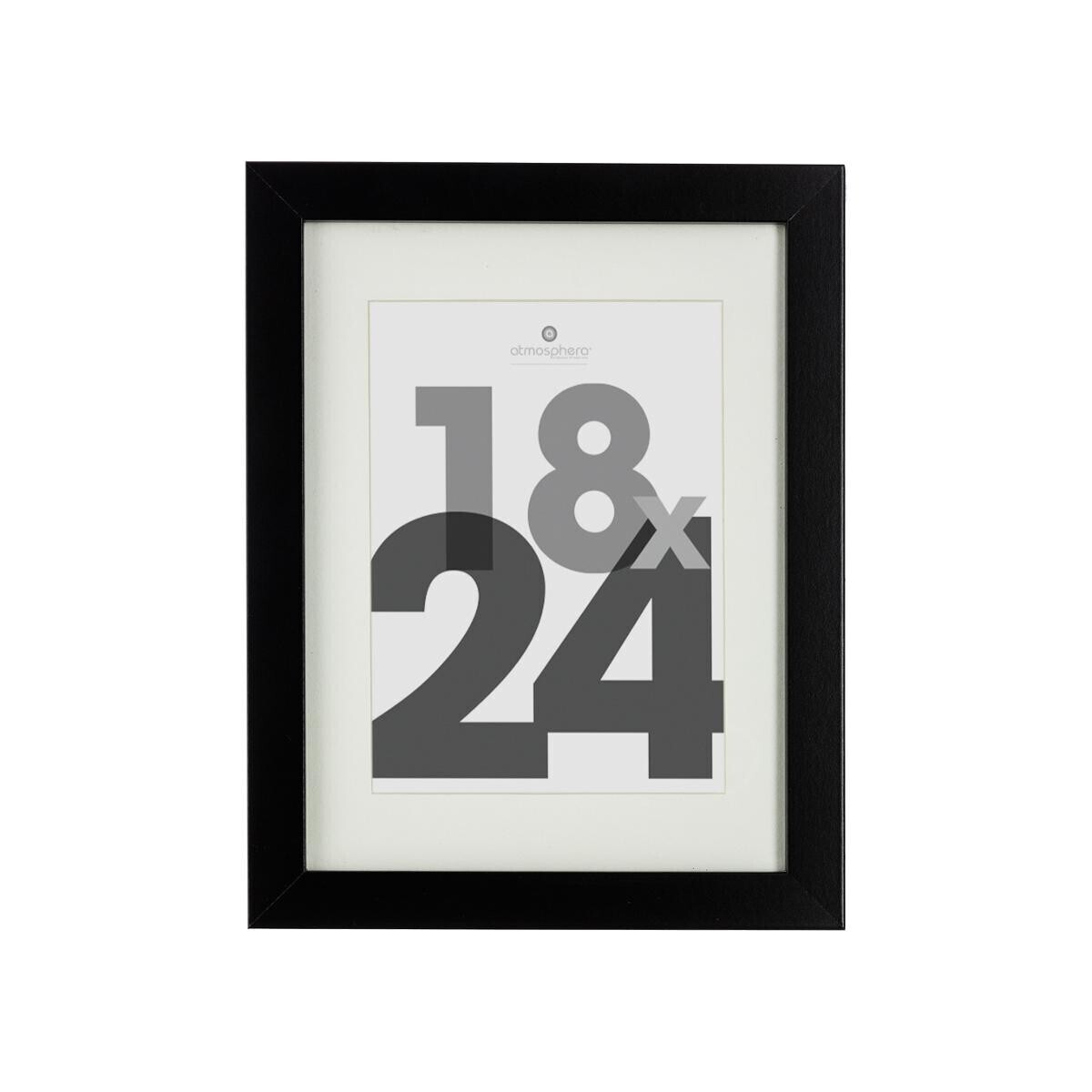 Wooden photo frame"Eva" Black, 18x24 cm