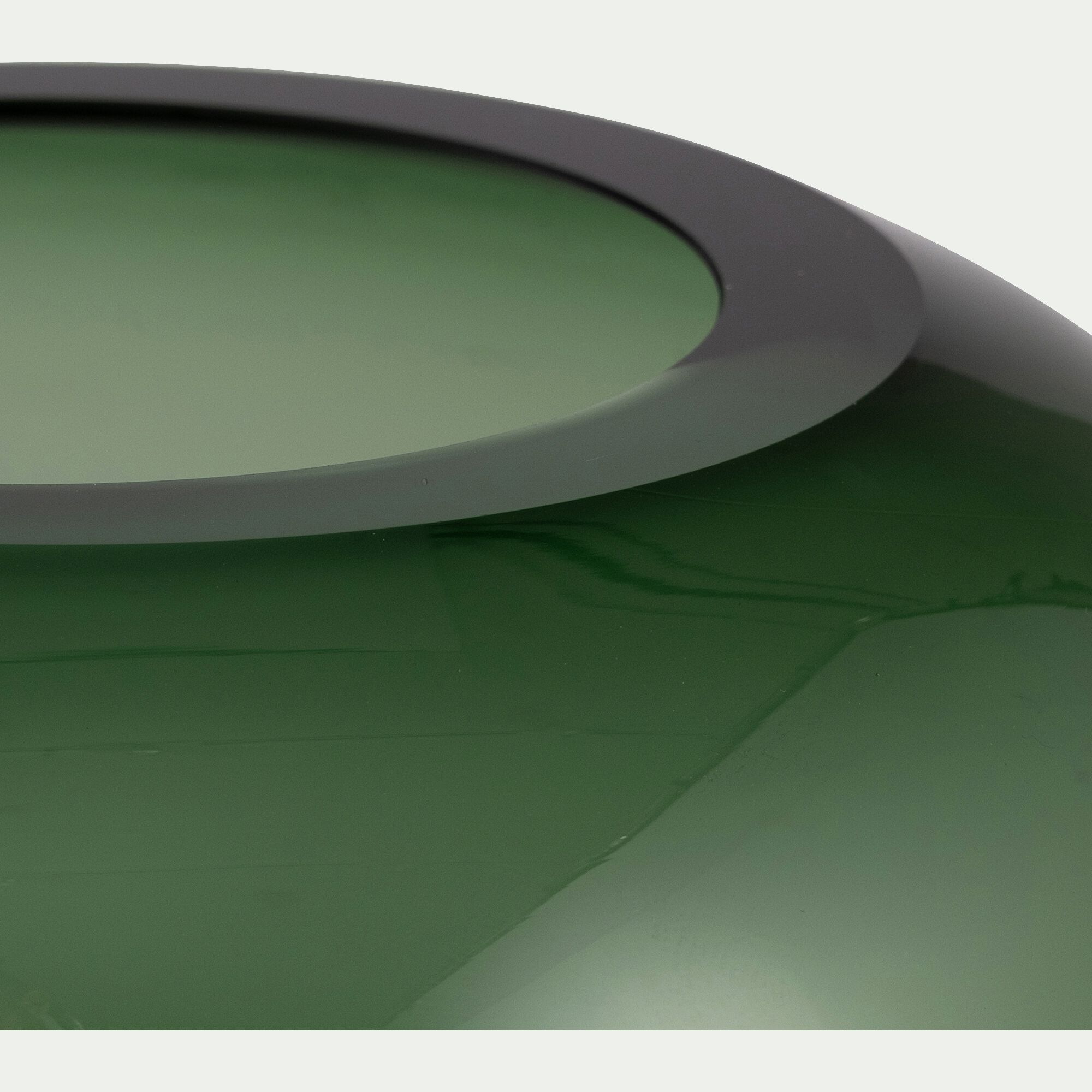 MANDILO - Vase classique en verre H16cm - vert