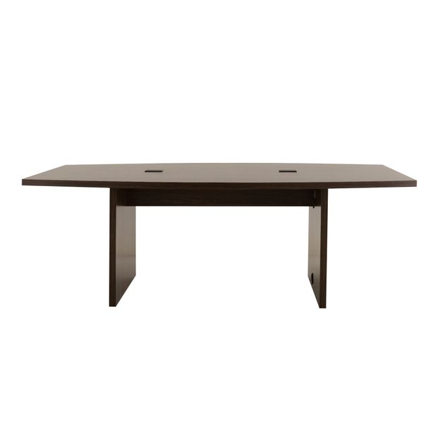 MESA REUNIÃO 2,10 M X 1,10 M COM CAIXA PARA CONECTIVIDADE BOSS