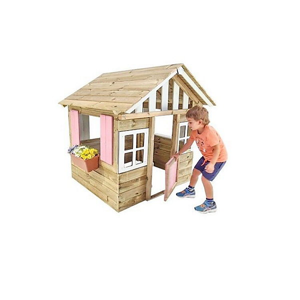 Maison d'enfant en bois Masgames LOLLIPOP Rose