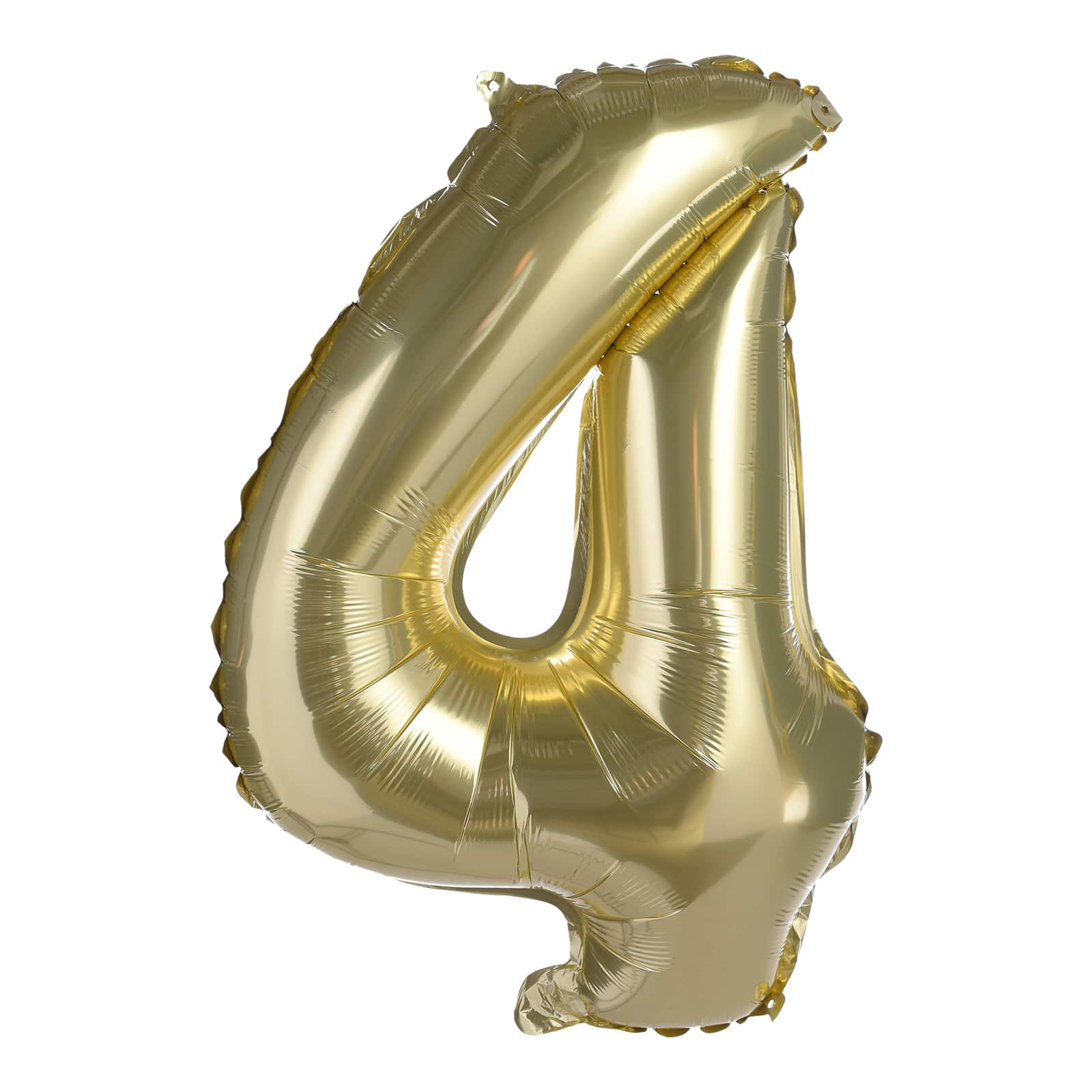 XL-Folienballon Nummer 4 Gold,H 700 mm