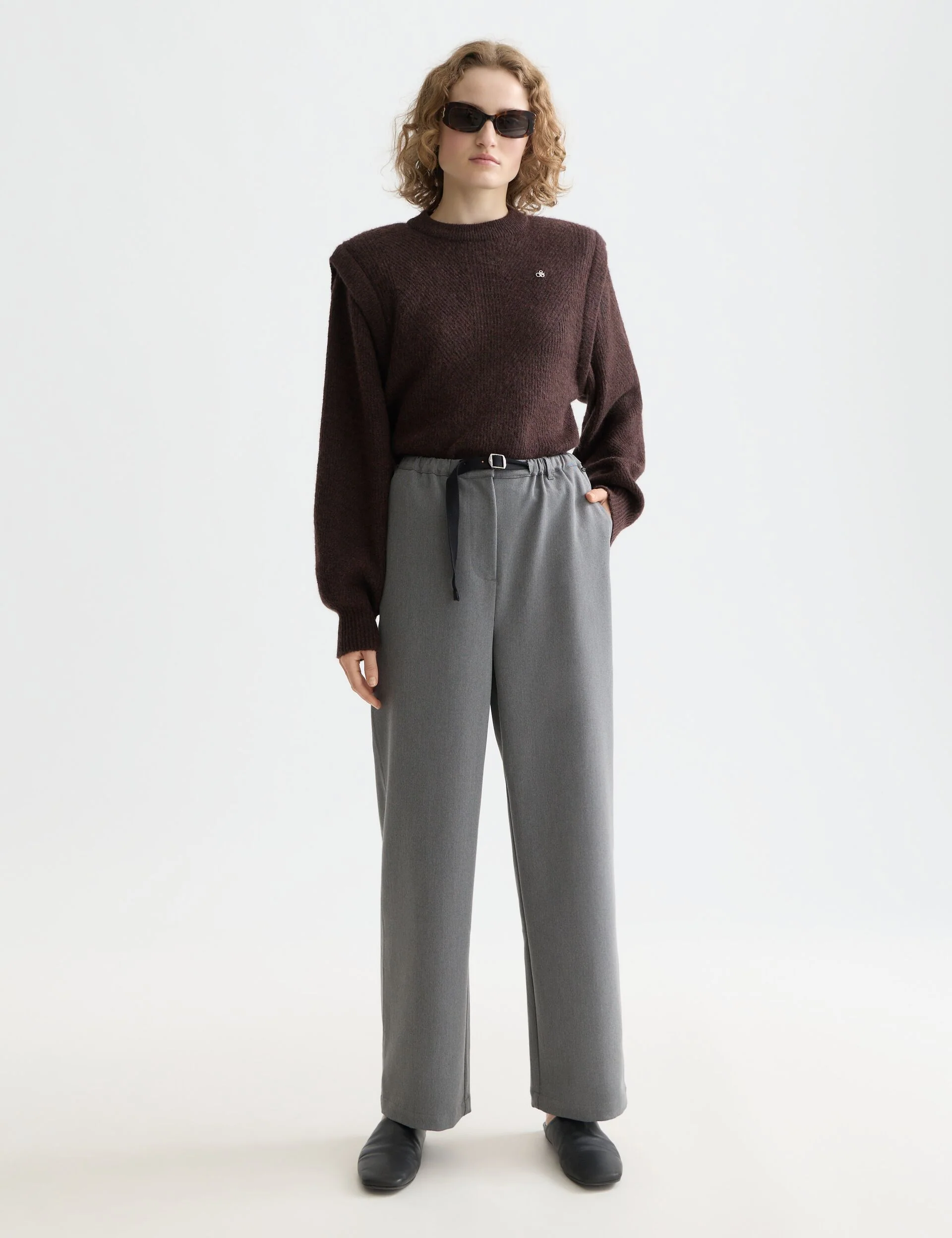 Ezra - High rise drawstring pant