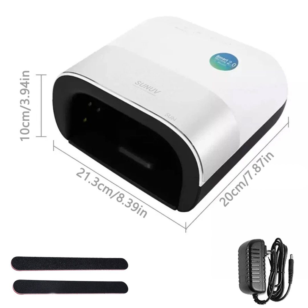 Ventryn 48W Sun3 UV LED Nail Lamp Gel Polish Dryer Manicure Light Timer
