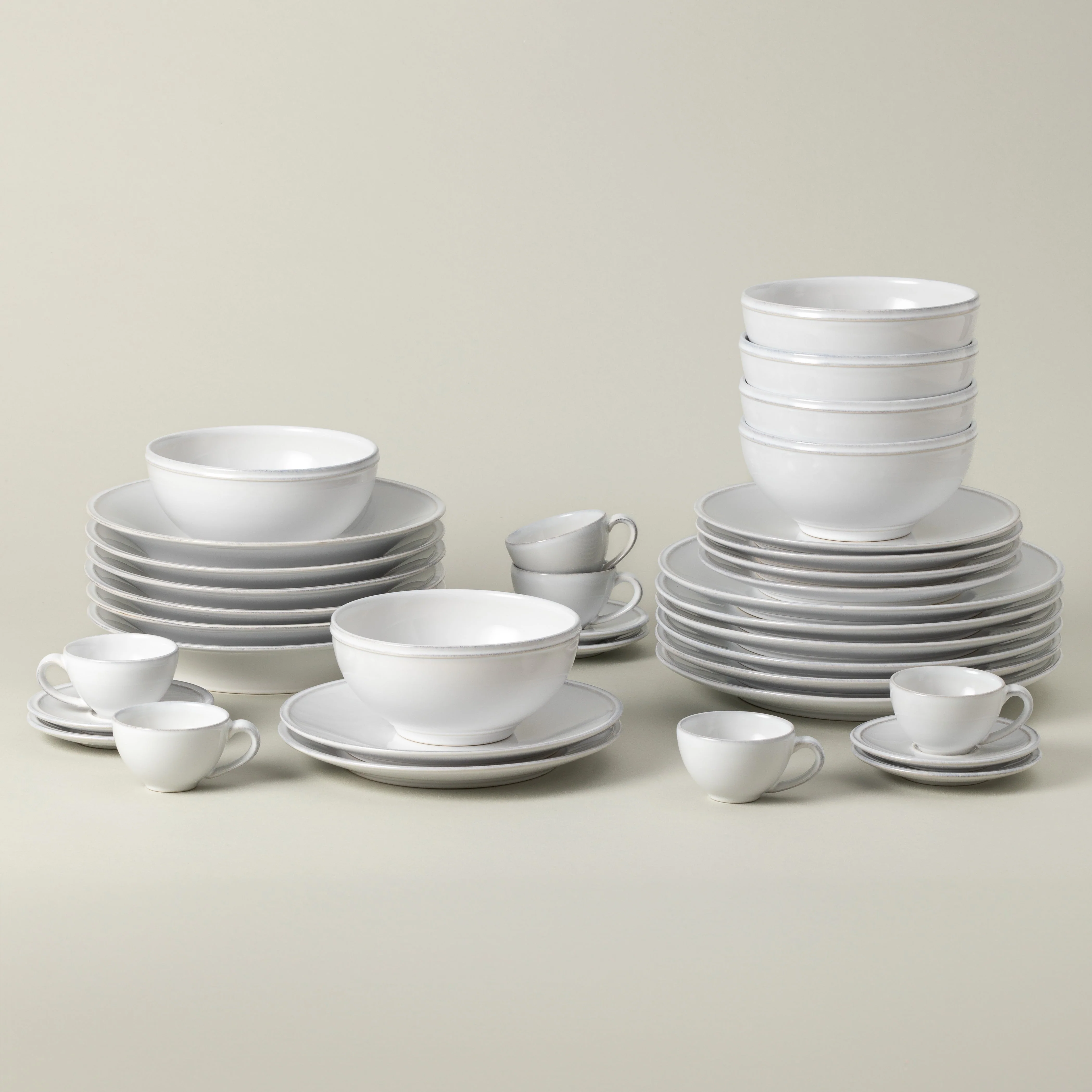 30-Piece Dinnerware Set with Coffee Cup and Saucer Friso