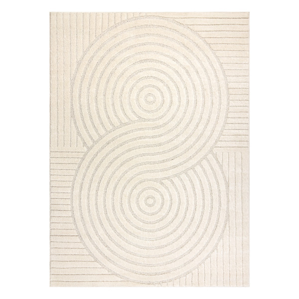 Dywan DUNE 2507 krem - Geometryczny, linie, strukturalny 80x150 cm