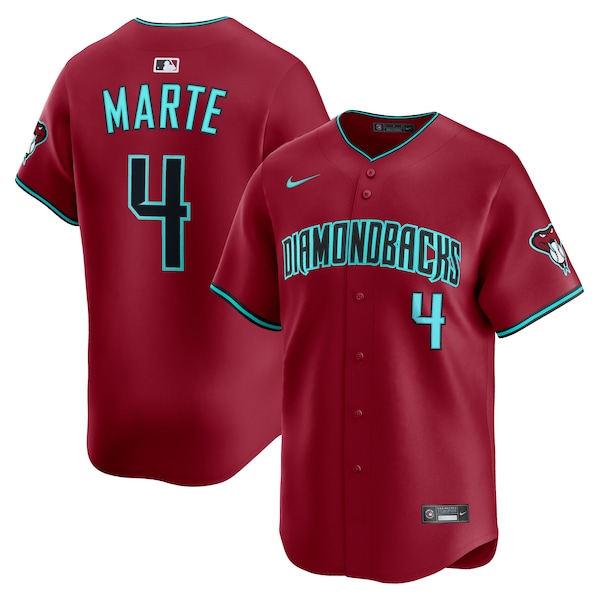 Ketel Marte Arizona Diamondbacks Nike Alternate 2 Limited Player Jersey - Red/Black