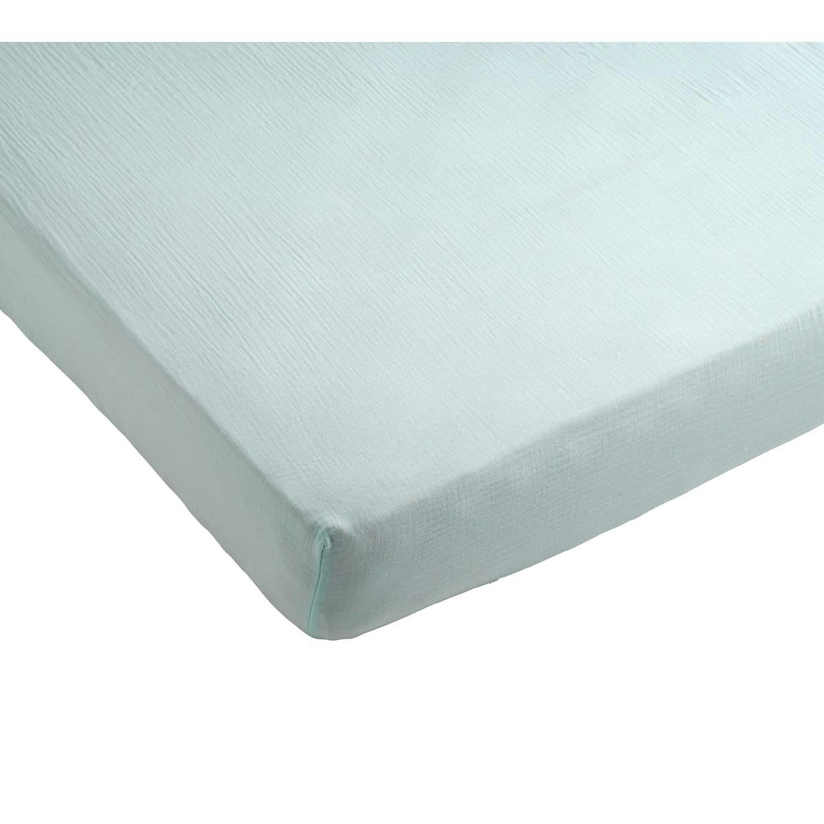 ORIGINAL - Lot de 2 draps housse rectangle en coton
