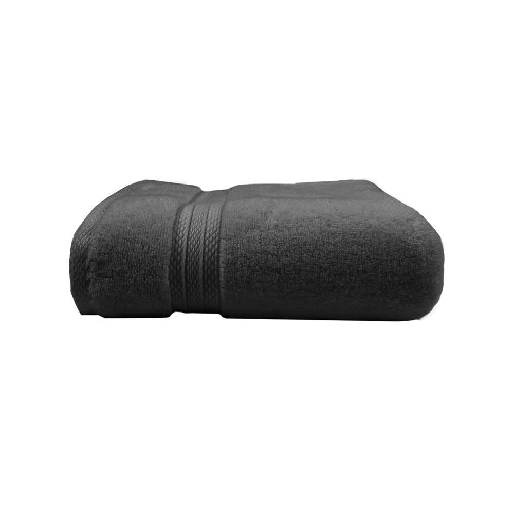 - Serviette eponge  pur coton anthracite 50x100