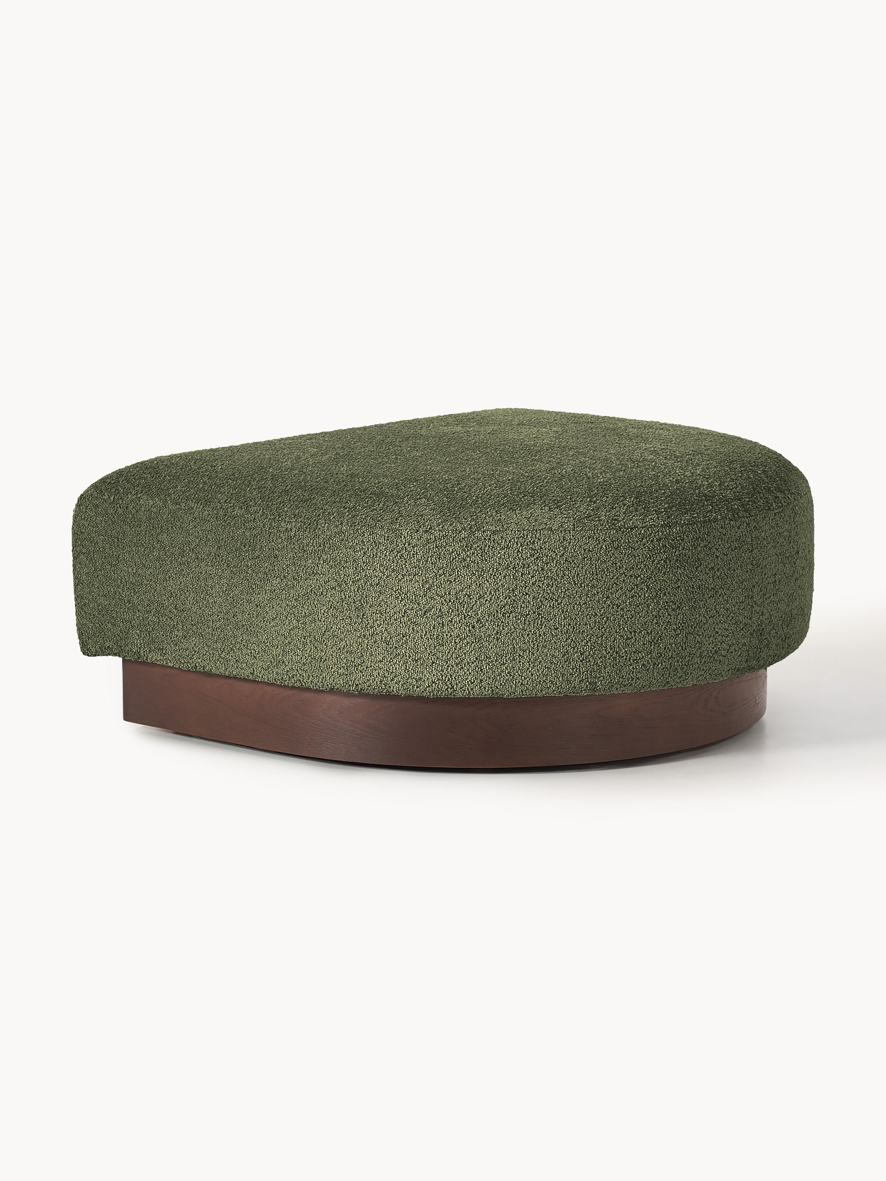 Sofa-Hocker Natalie aus Teddy-Bouclé
