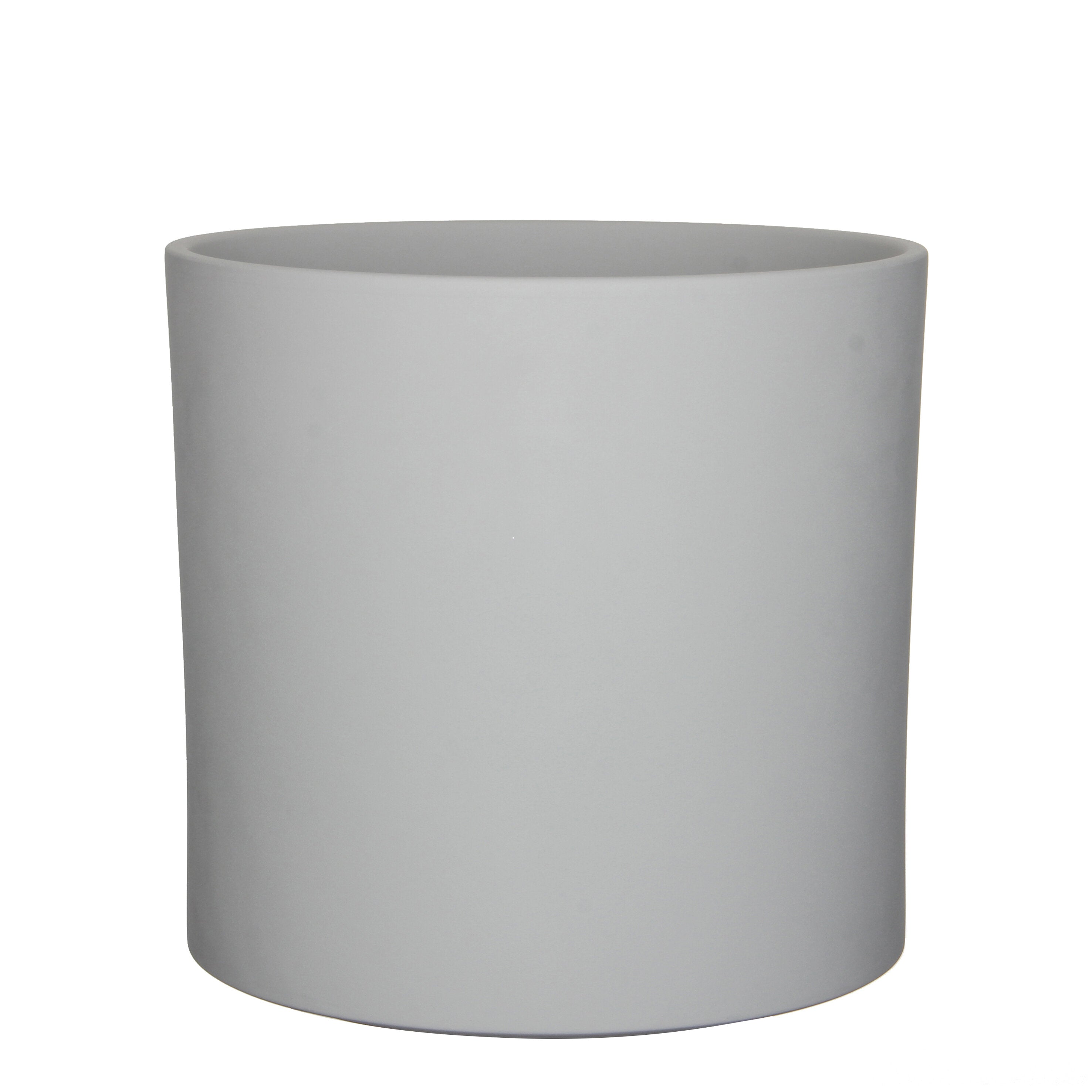Mica Decorations Era Bloempot - H31 x Ø33 cm - Ruw - Lichtgrijs