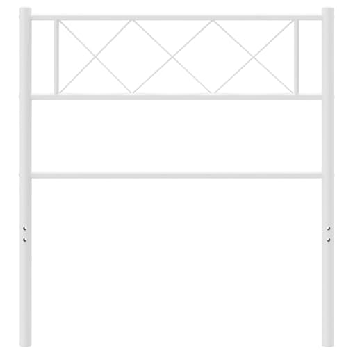NNEVL Metal Headboard White 107 cm