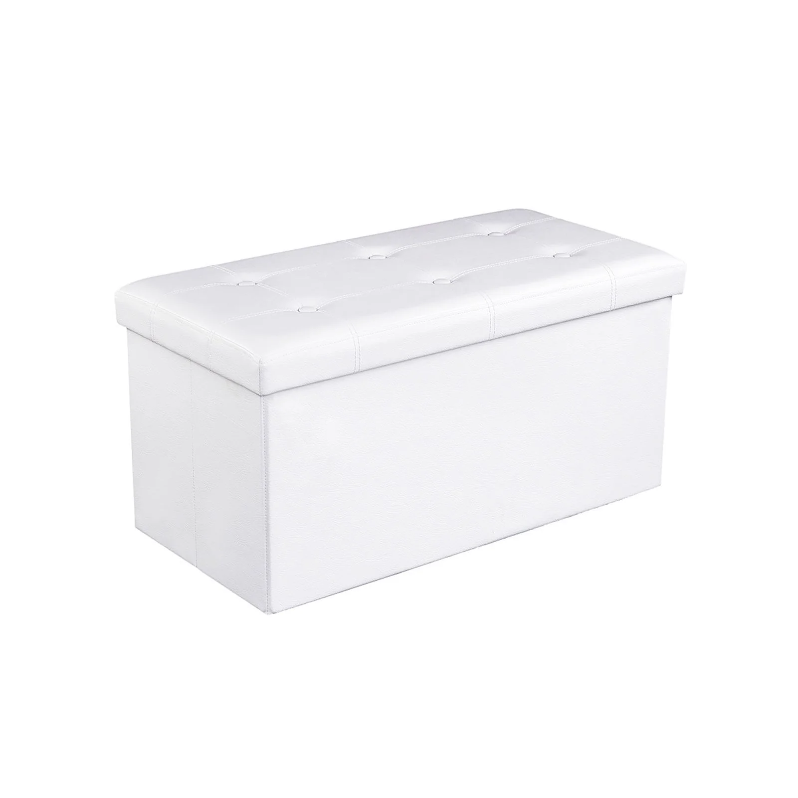 Banc de rangement 80L blanc