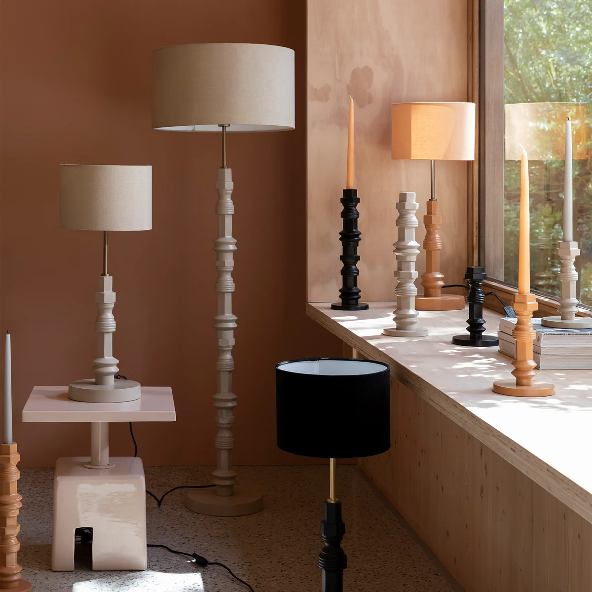 Zuiver - Totem Stehleuchte, beige