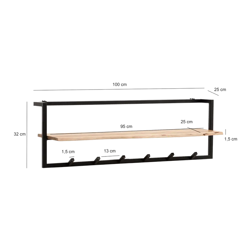 Garderobenschrank Industrial