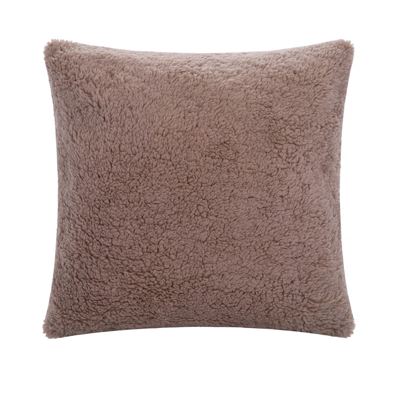Cuscino arredo cammello sherpa 45x45 cm