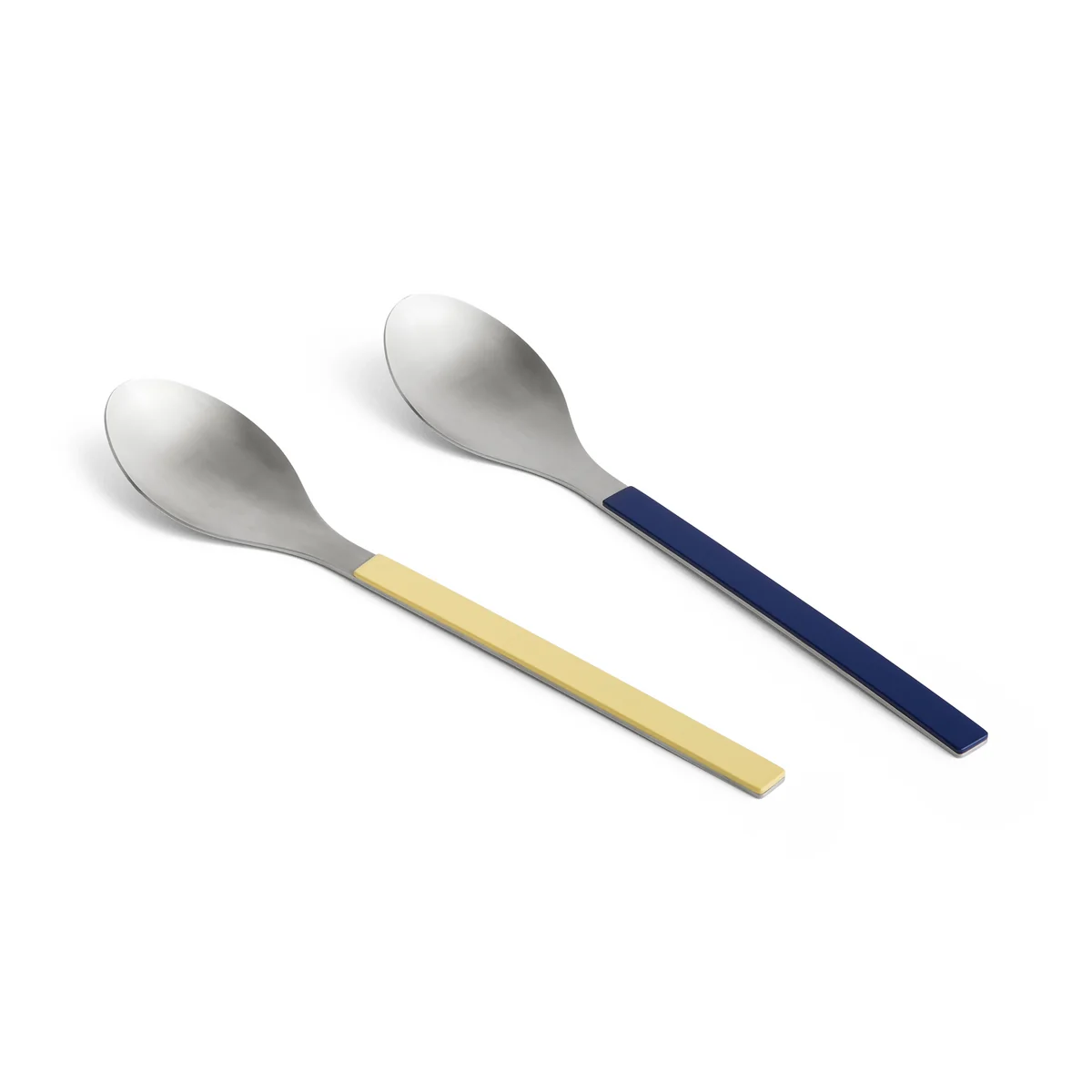HAY - MVS Servierlöffel, dunkelblau / gelb (2er-Set)