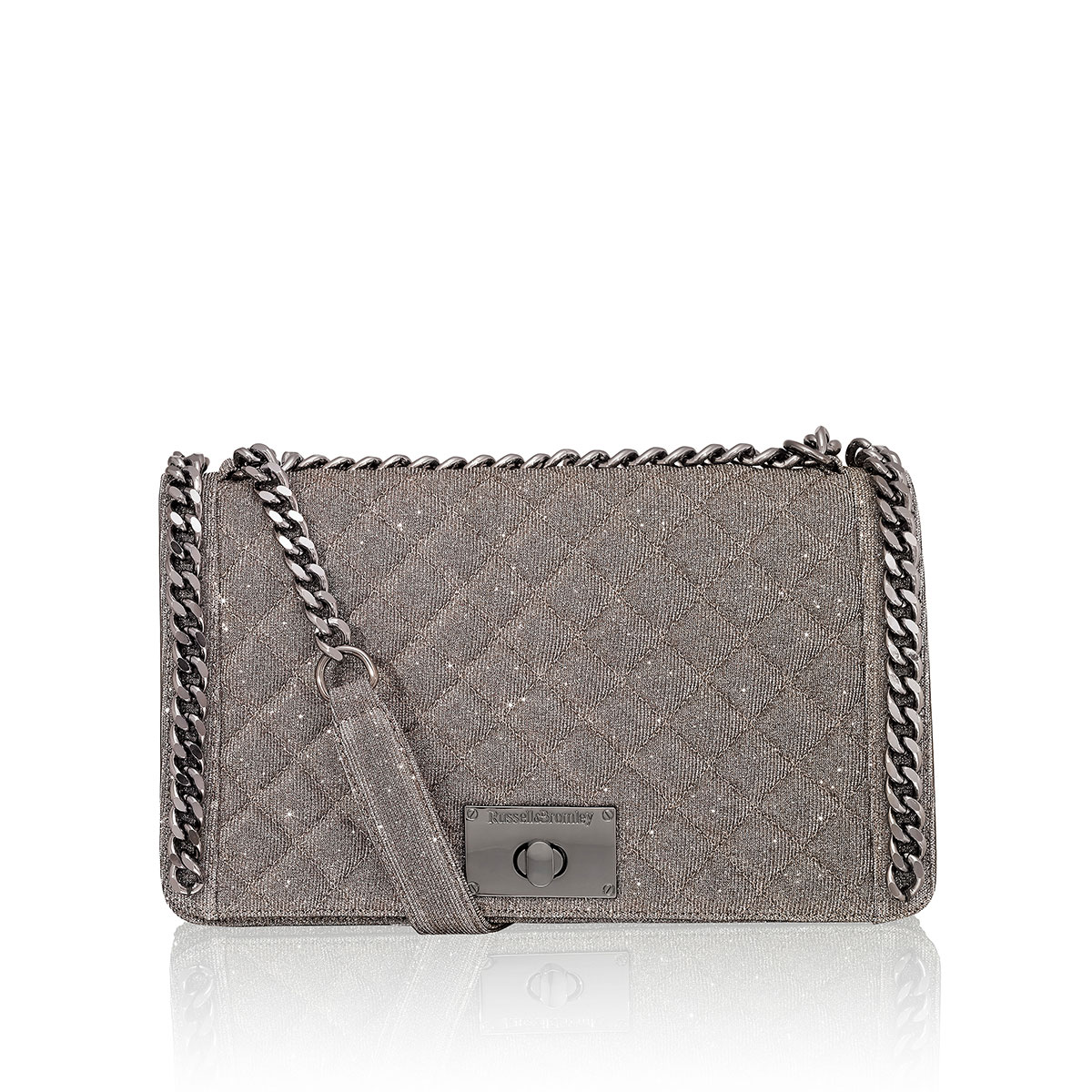 Russell & Bromley CHAINY Chain Trim Shoulder Bag