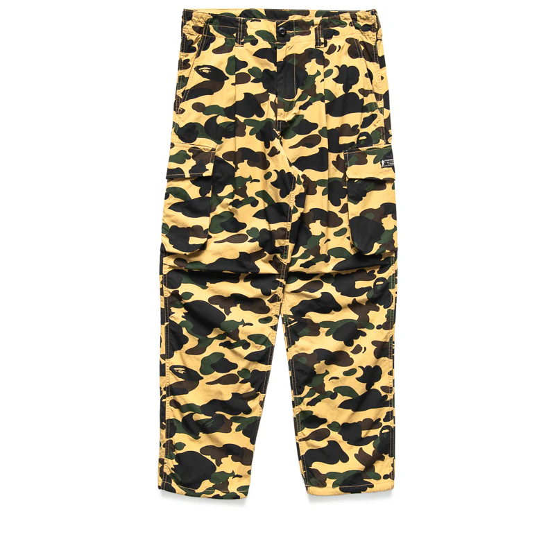 A Bathing Ape 1st Camo 6 Pocket Pants - Yellow