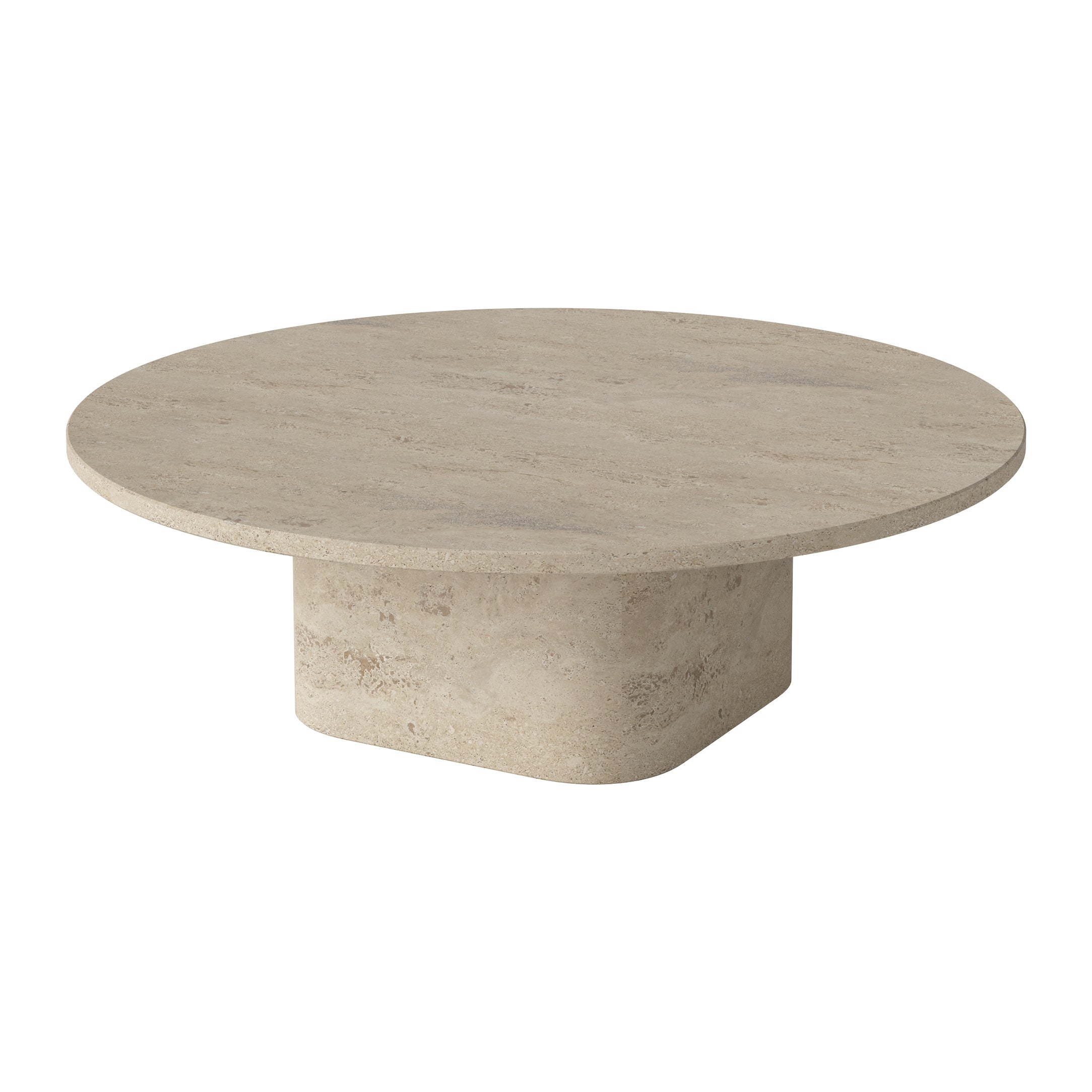 Bolia Eida Salontafel - H 28 x Ø 90 cm - Travertijn