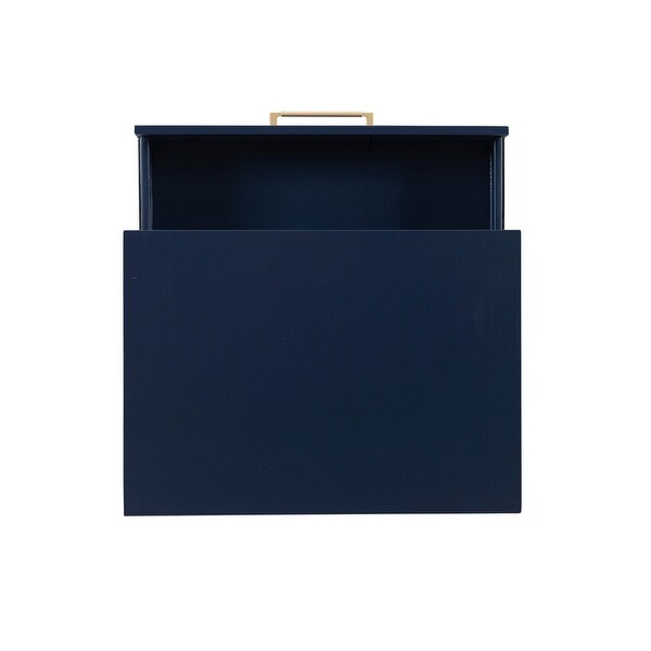 Sylvia White and Gold 2-drawer Nightstand Side Table