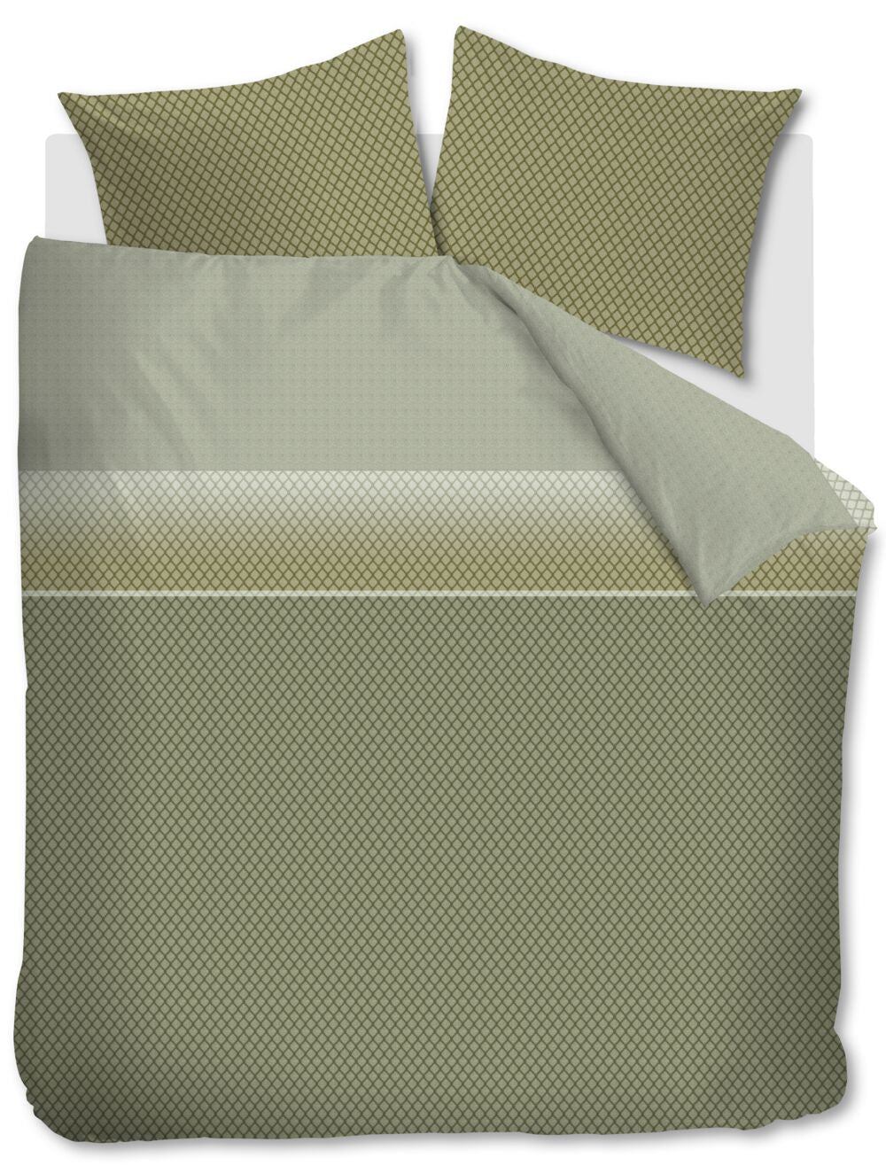 Beddinghouse Riven - 200 x 200/220 cm - Groen