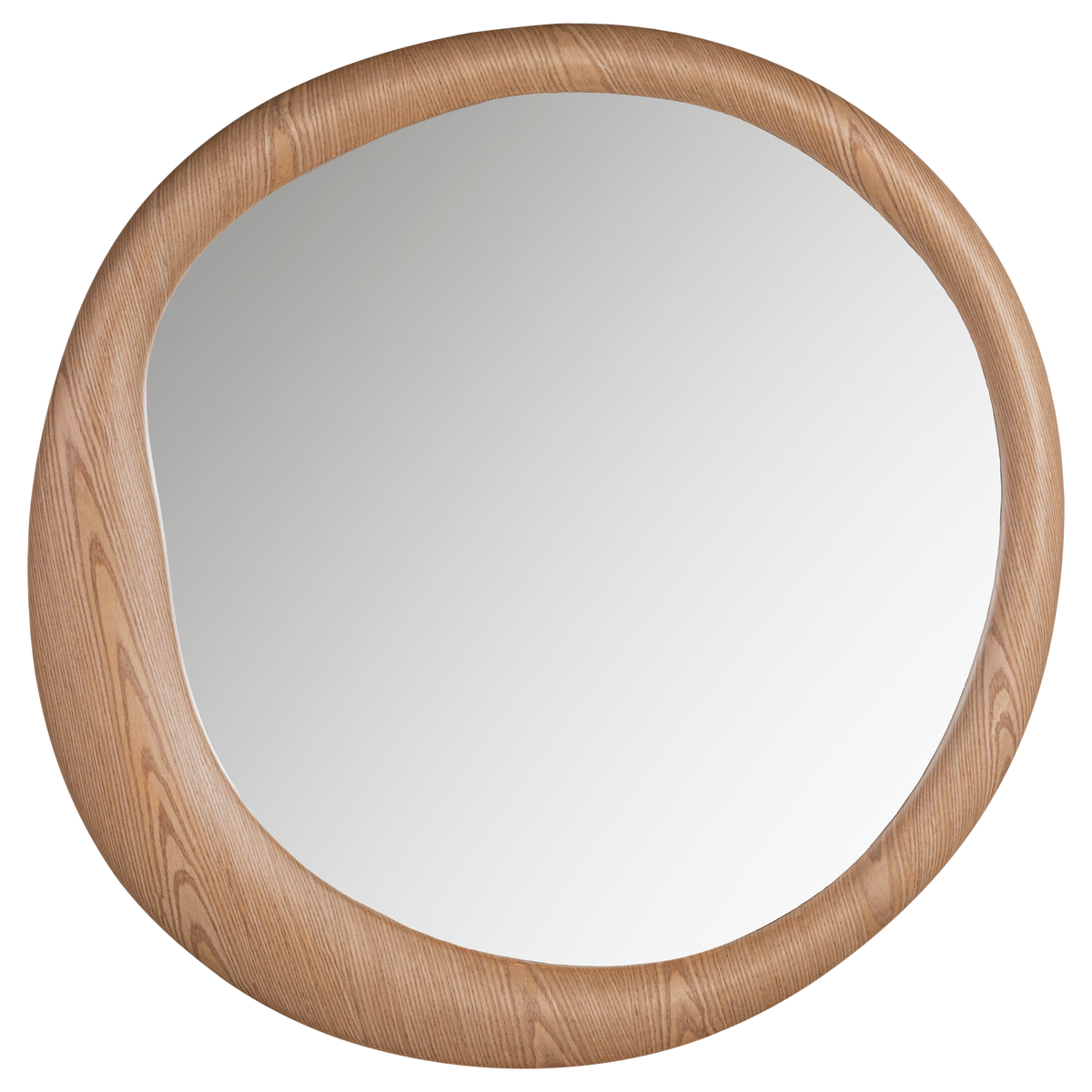 WOOOD spiegel 100x100 cm Glivon - Hout Fineer - Naturel